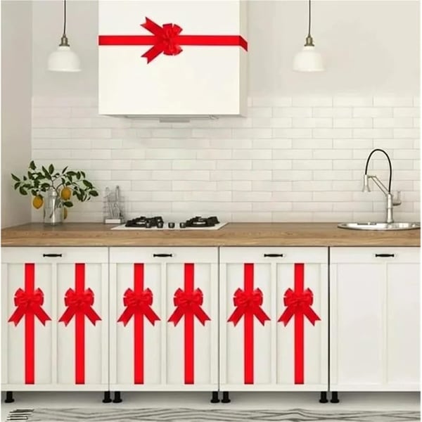 Christmas Door Bow Ribbon Decoration