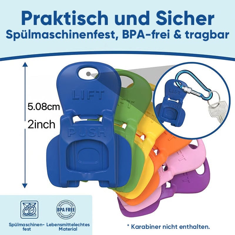 Einfacher Dosenöffner mit Getränkeschutz