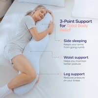 Pea Pod Body Pillow for Adults
