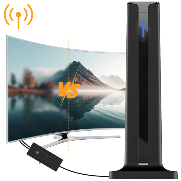 Indoor Digital HD Antena HDTV 1080P 4K Long Range