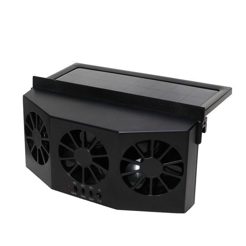 Sakerplus Car Solar Powered Window Exhaust Fan