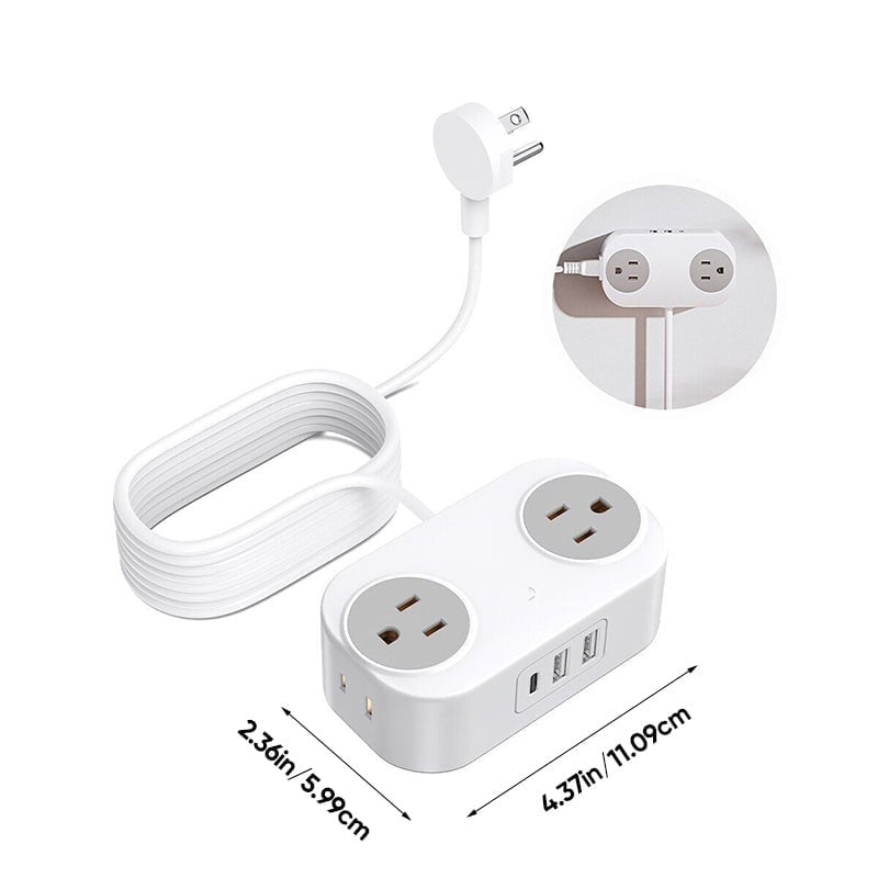 Travel Power Strip with USB