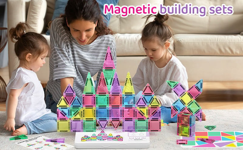 Magnetic Tiles Building Blocks Set