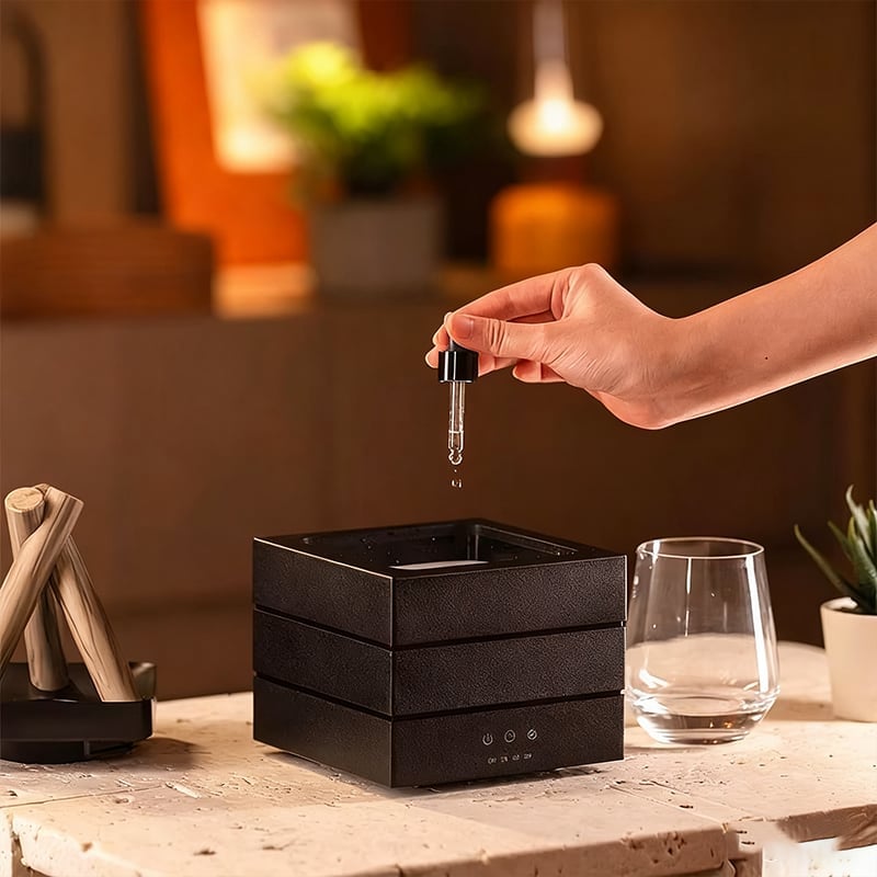 Sakerplus Flame Effect Essential Oil Humidifier