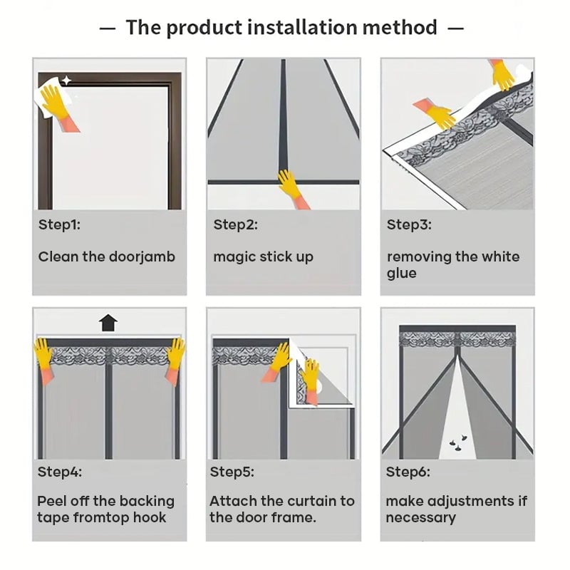 SAKER® Magnetic Screen Door