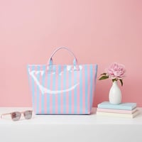 Striped Tote Bag