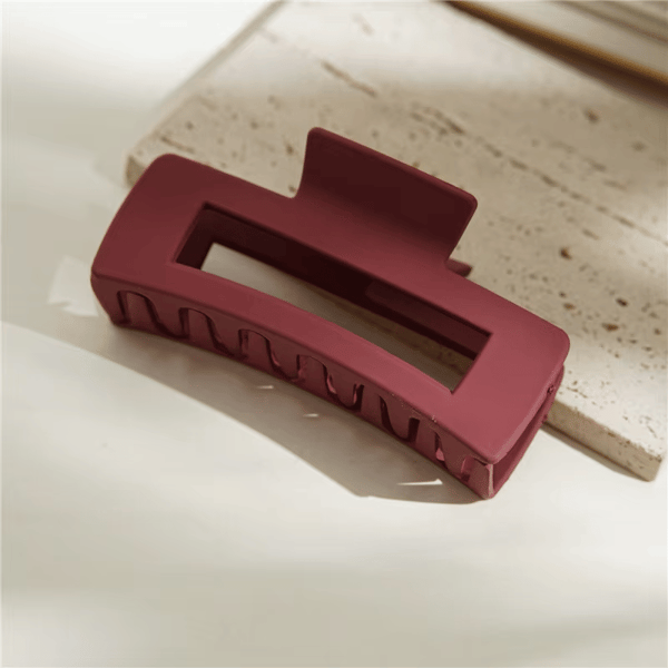 Minimalistische Silikon-Haifisch-Haarklammer