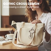 Gothic Cross Carabiner Keychain