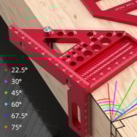 3D Multi-Purpose Carpenter's Triangle Square