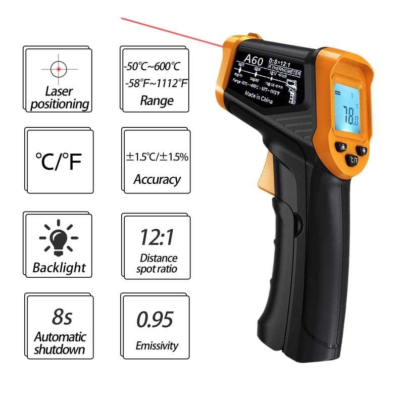 Industrial infrared thermometer