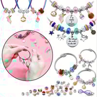 Sett For Å Lage Sjarmarmbånd For Jenter