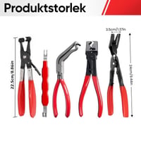 Professionellt slangklämmesats