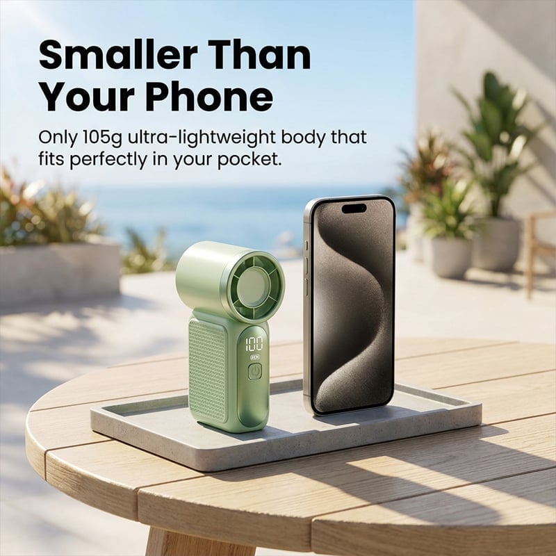 Mini High-Speed Handheld Fan