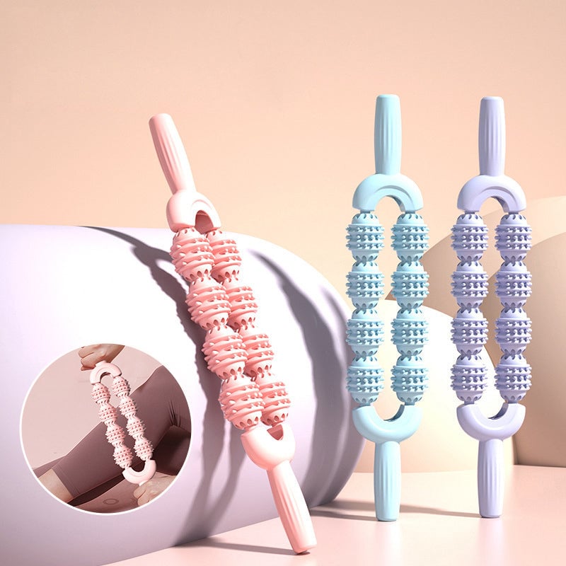 Sale - 8-Wiel Sensory Massage Stick met twee rijen