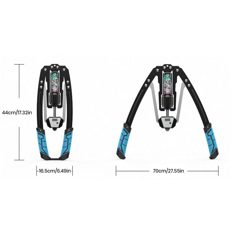 Adjustable Hydraulic Arm Strength Trainer (with LED counter)