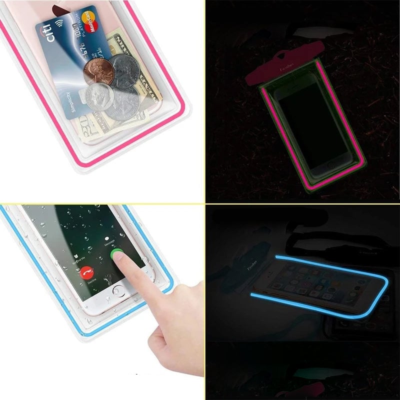 Wasserdichte leuchtende universelle Handytasche