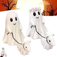 Halloween Ghost Walking Dog Statue👻