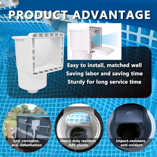 Sakerplus Universal Fit Pool Skimmer Kit