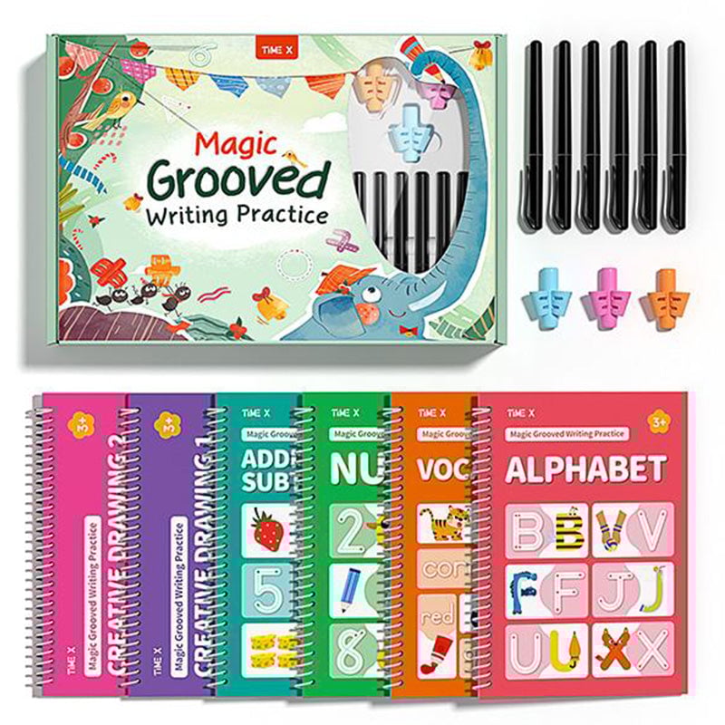 Reusable Grooved Handwriting Workbook