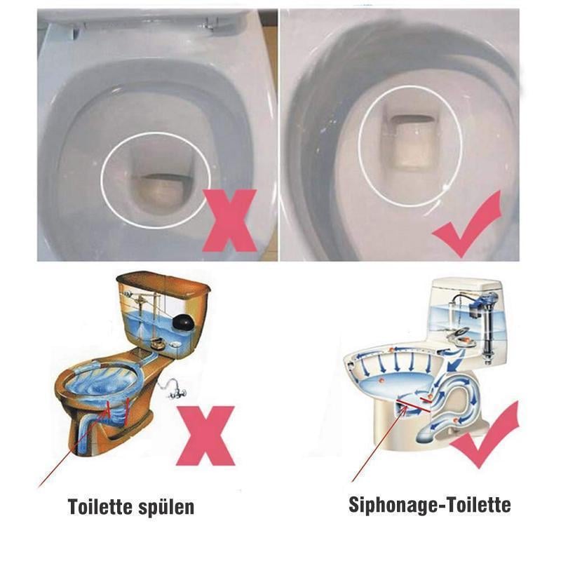 Leistungsstarker Toilettenkolben (für Siphon-Typ)