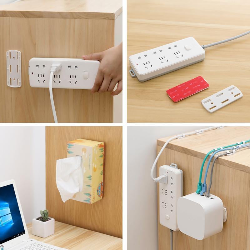 Adhesive Punch-free Socket Holder