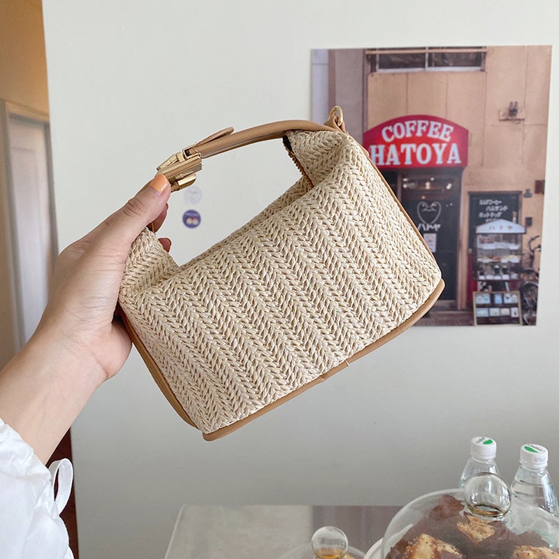 Casual Straw Woven Handbag for Women