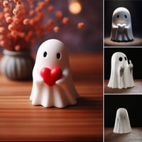 Sale - Niedliches Geist-Ornament mit Mittelfinger