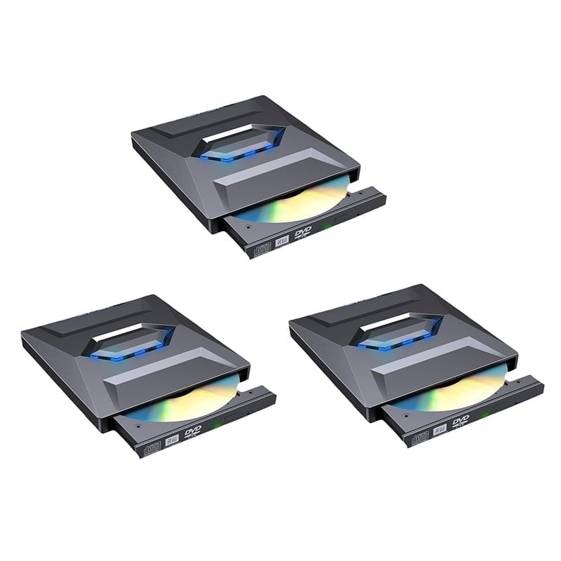 7-in-1 Externes USB-DVD-Laufwerk & Blu-ray-Player