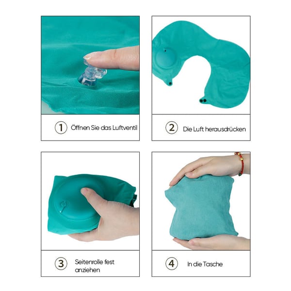 U-förmiges Kissen aus Milchseide