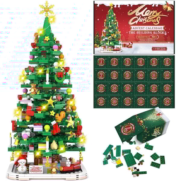 2025 Christmas Tree Building Toy Set