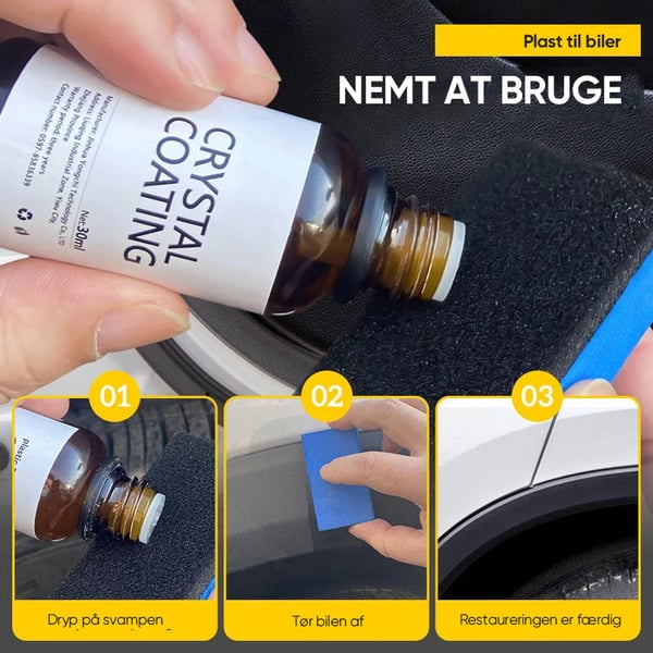 Sale- Belægningsmiddel til autodele i plast