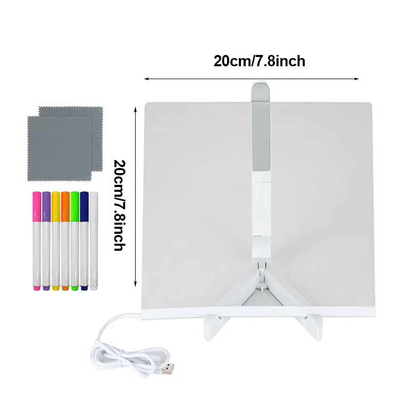✨LED-Farbnotiztafel aus Acryl🎨
