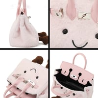 Plush Crossbody Bag for Winter Adventures