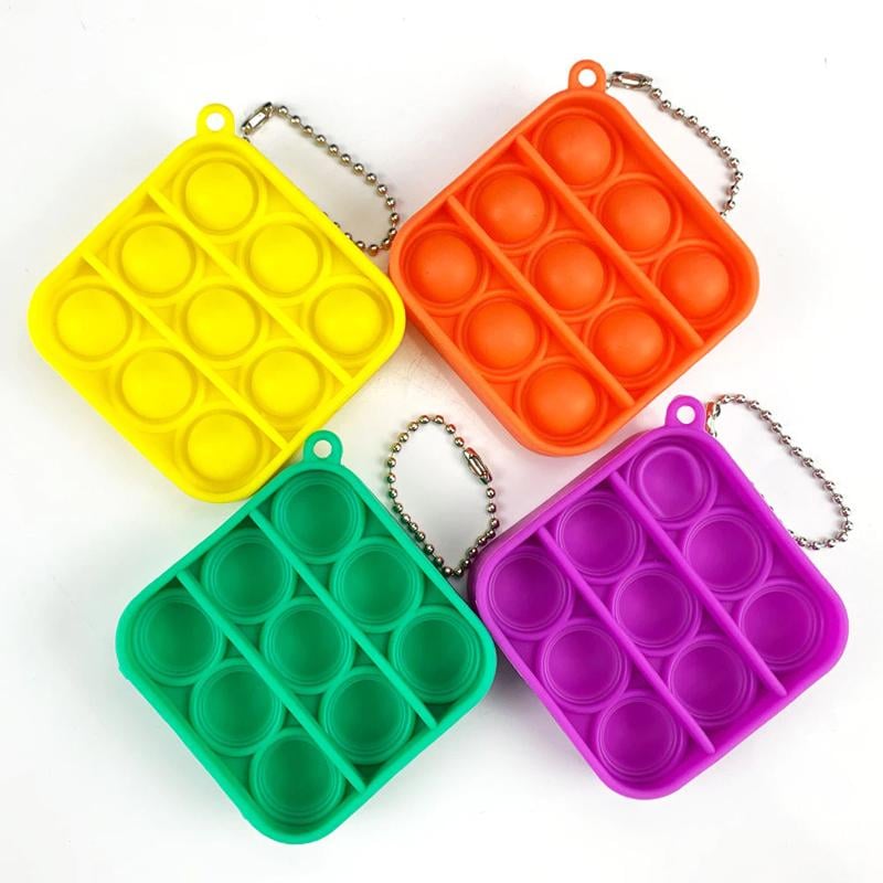 Mini Bubble Fidget Sensory Keychain Toy