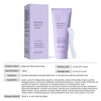 Gentle Hair Removal Cream for Sensitive Skin