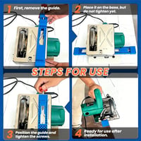 🛠️ Adjustable Guide Rail for Cutting Machines