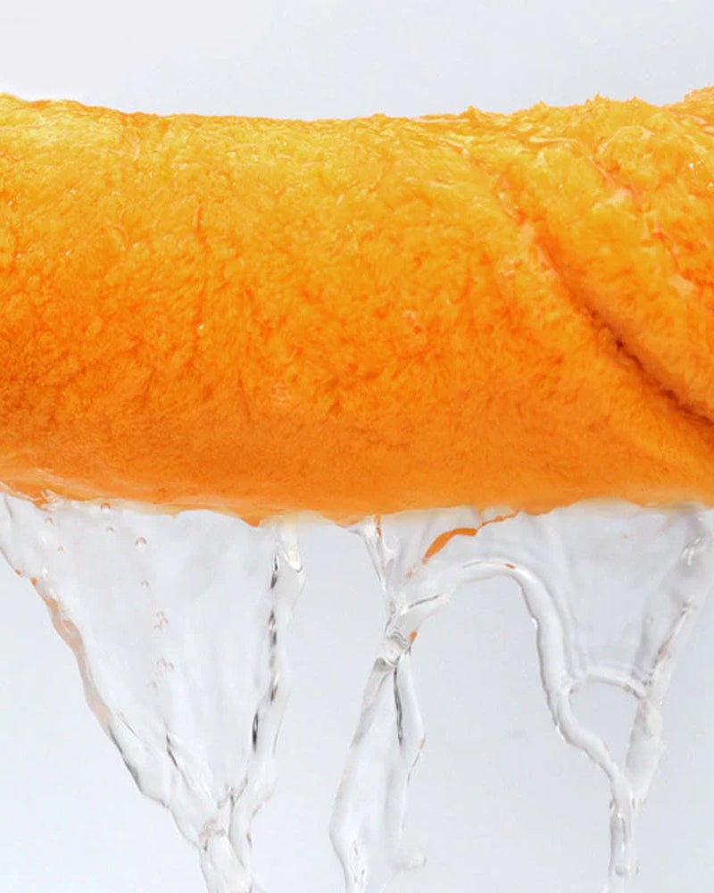 Super saugfähiges Haarhandtuch für nasses Haar