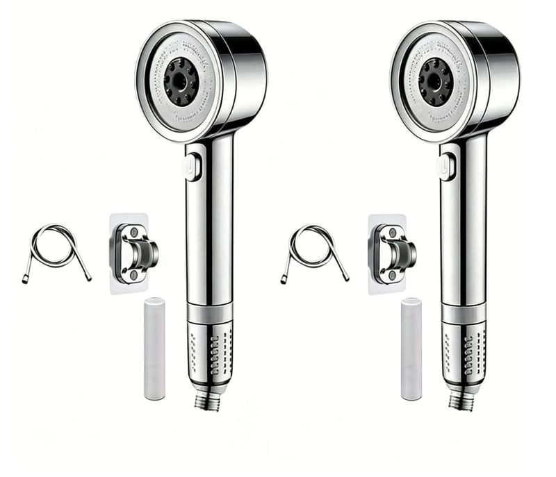 Filtered High-Pressure Shower Head Set