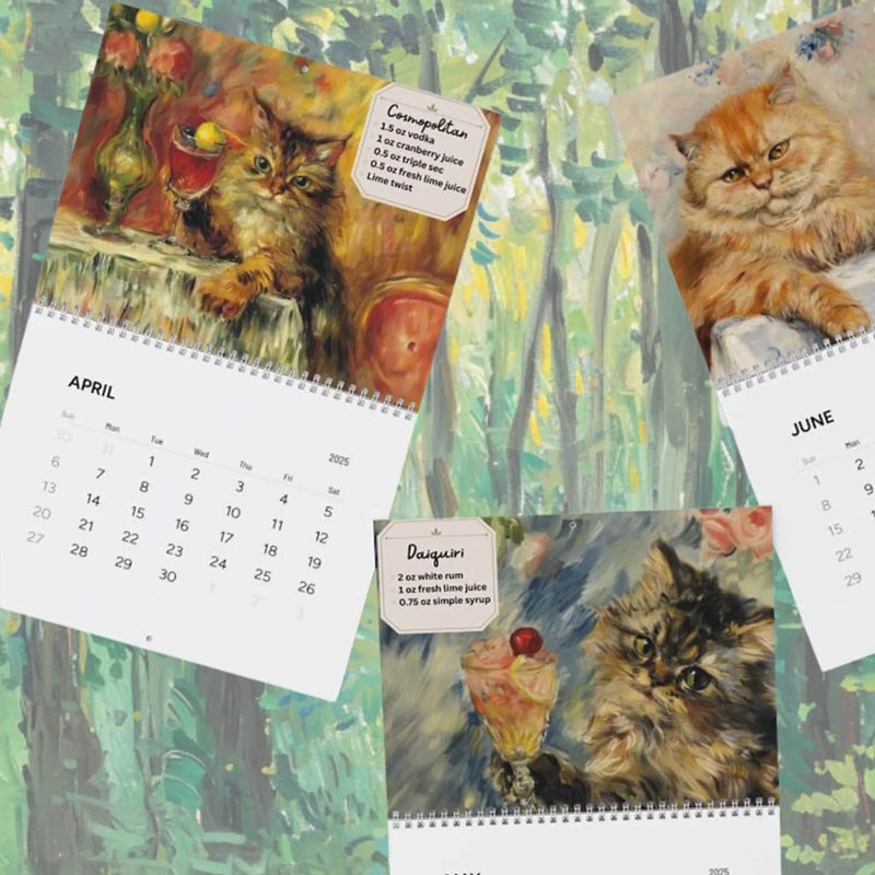 Katzencocktail-Kalender 2025