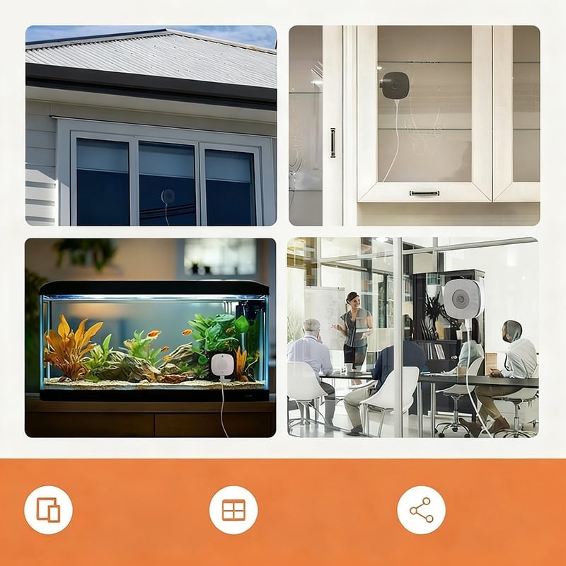Intelligente HD-stick bewakingscamera met spraakfunctie
