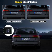 Sakerplus 3 Channel Dash Cam Front and Rear Inside