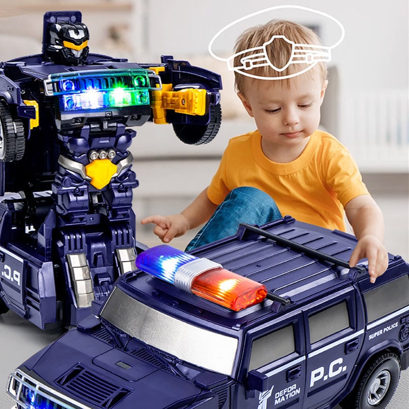 Verwandelndes Robotermodell-Spielzeugauto