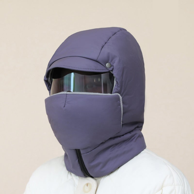 Winddichte Vollschutz-Outdoor-Maske mit Brille