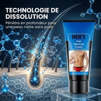 Crème dépilatoire pour hommes