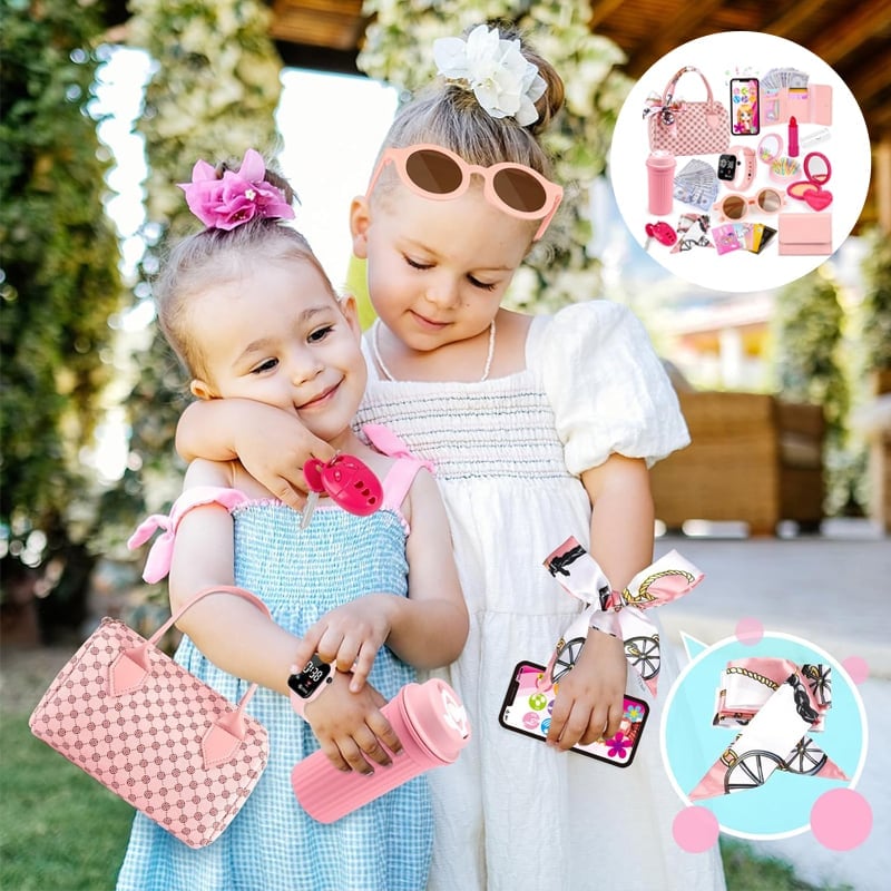 Children's play house handbag toy