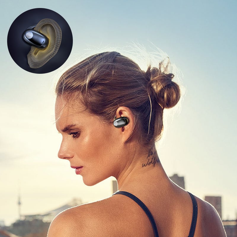 Écouteurs Bluetooth à oreillettes suspendues sportives