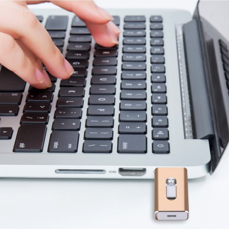 Schiebbarer 3-in-1-Photostick mit USB-Anschluss