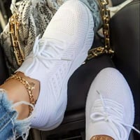 Lace-Up Mesh Shoes