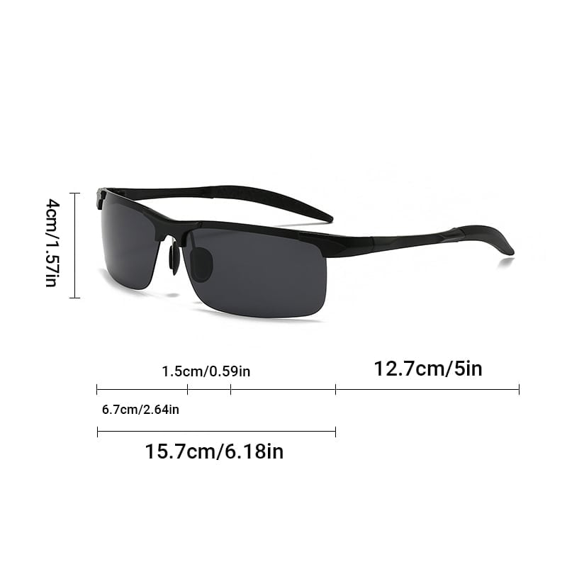 New-Photochromic Sunglasses with Anti-glare Polarized Lens