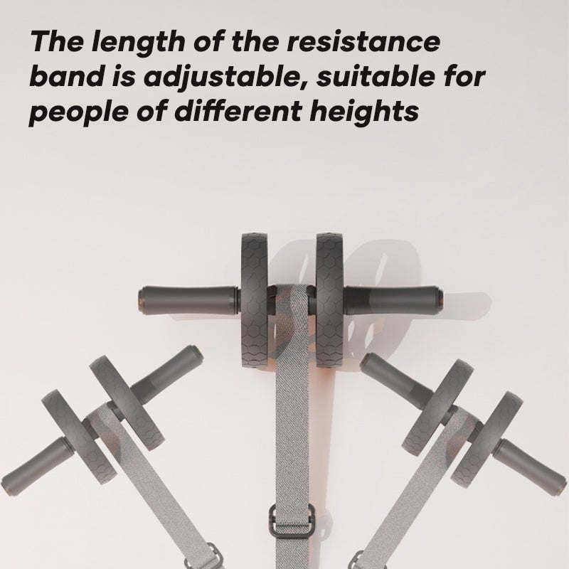 Sakerplus Resistance Band Ab Wheel